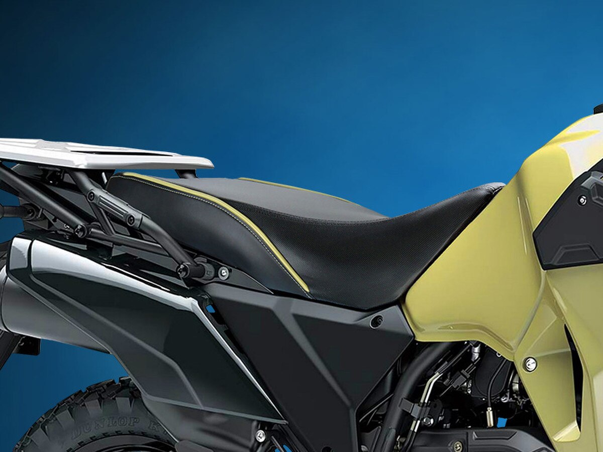 Kawasaki KLR 650 2022+ Peformance Plus Shown with Yellow Welt and Stitch